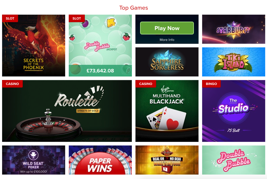 Virgin Casino for apple download free